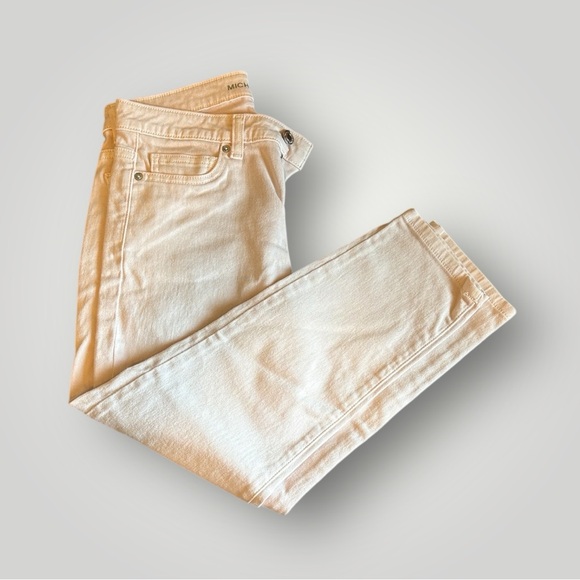 MICHAEL Michael Kors Denim - Michael Kors Izzy Cropped Skinny Ankle Jeans Light Pink Size 4